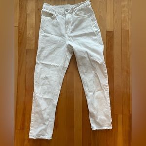 White H&M jeans